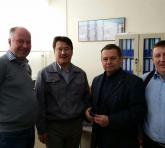 Бузмаков Юрий Алексеевич с деловыми партнерами